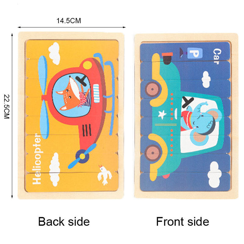 Cartoon Creative Building Block Puzzle Board