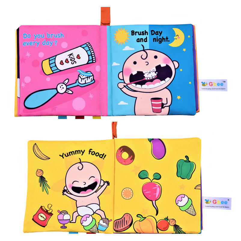 Early Education Cloth Book Label Toy Baby Can Not Tear