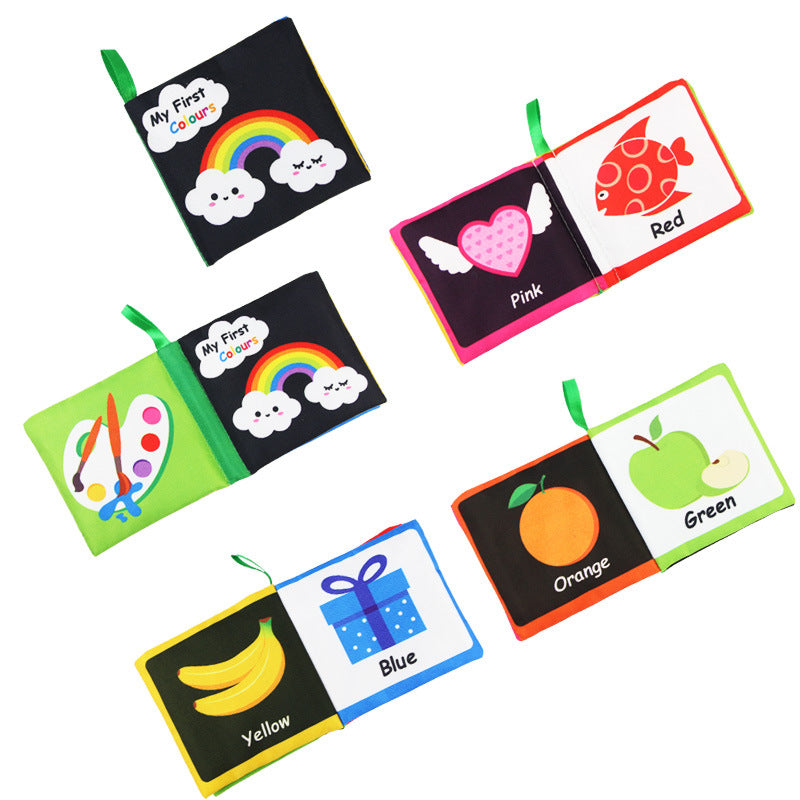 Baby Visual Excitement Cloth Book Montessori Baby Toys Black White