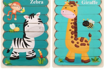 Cartoon Creative Building Block Puzzle Board