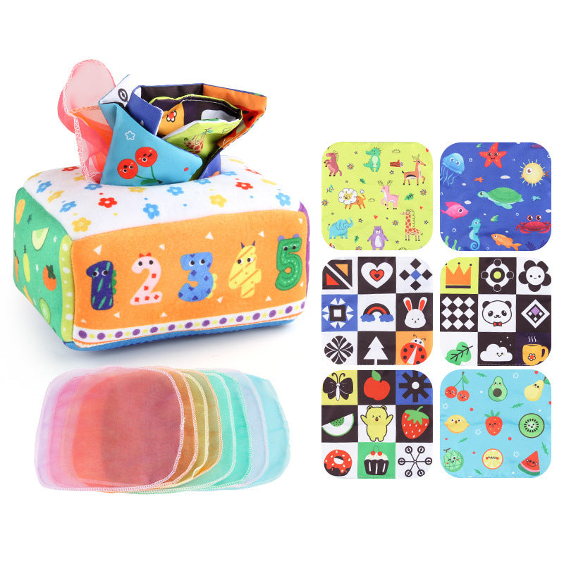 Baby Early Childhood Education For Baby Tear-proof Tissue Box