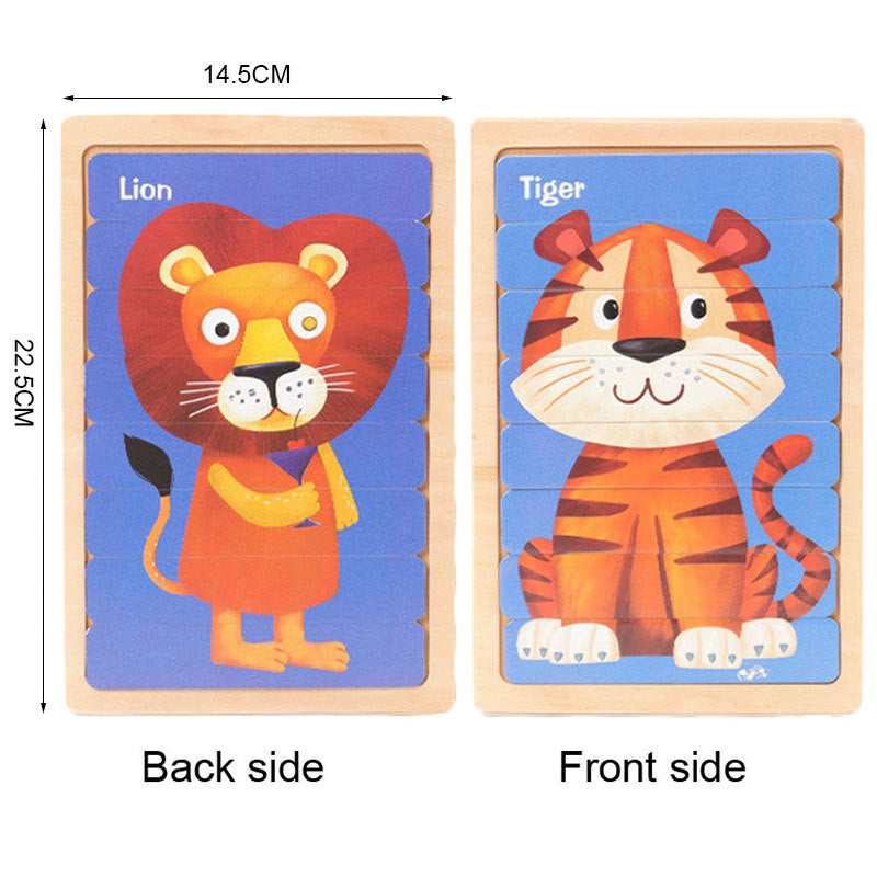 Cartoon Creative Building Block Puzzle Board