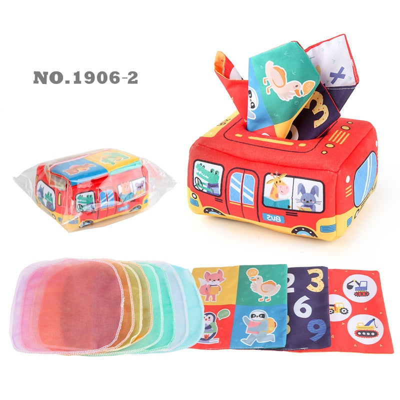 Baby Early Childhood Education For Baby Tear-proof Tissue Box