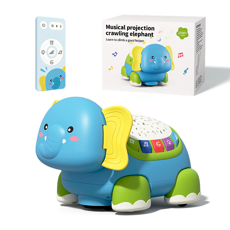 Baby Learning Crawling Electric Toy -Elephant
