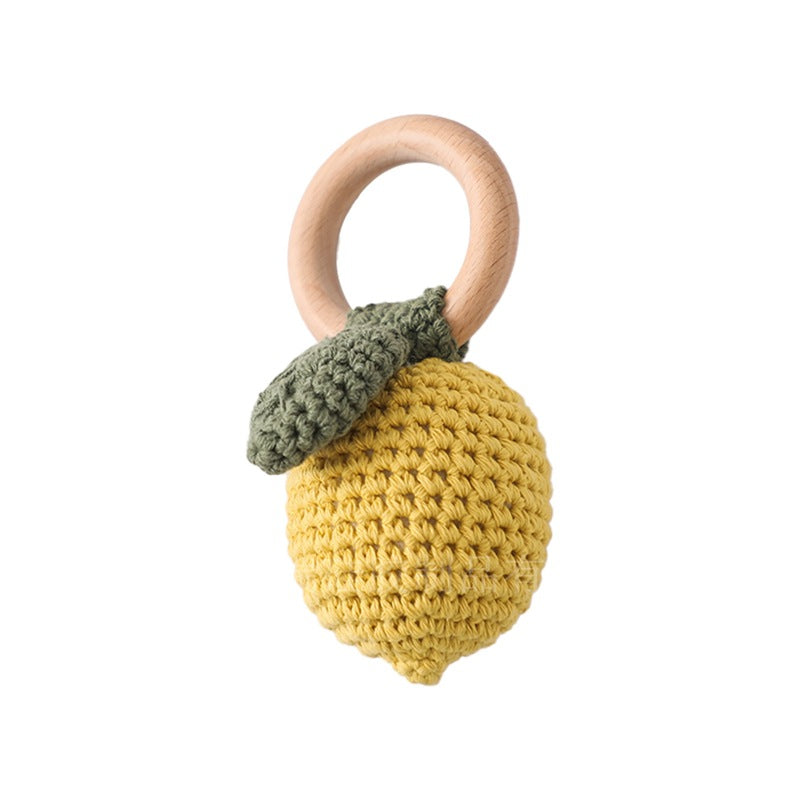 Newborn Comfort Biteable Toy Fruit Rattle