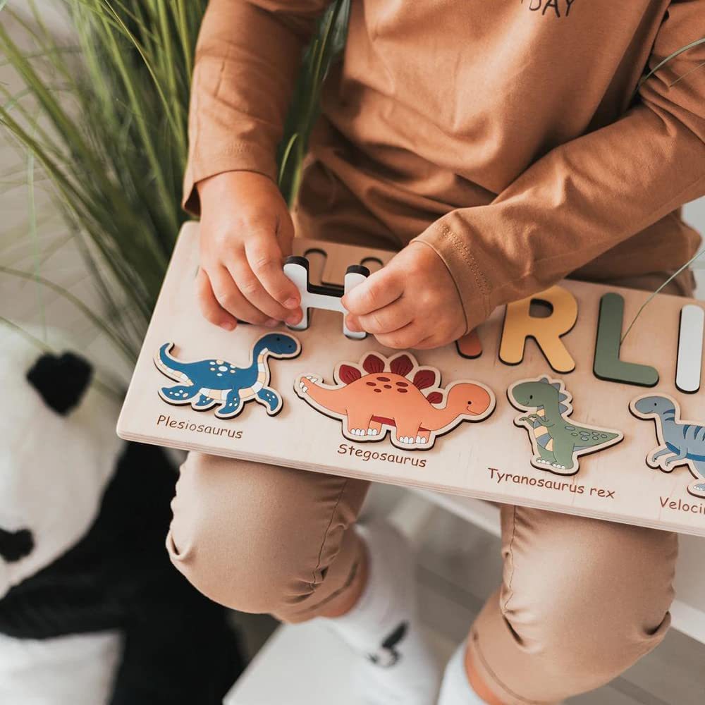 Personalized Baby Name Wooden Puzzle Toy -Type B