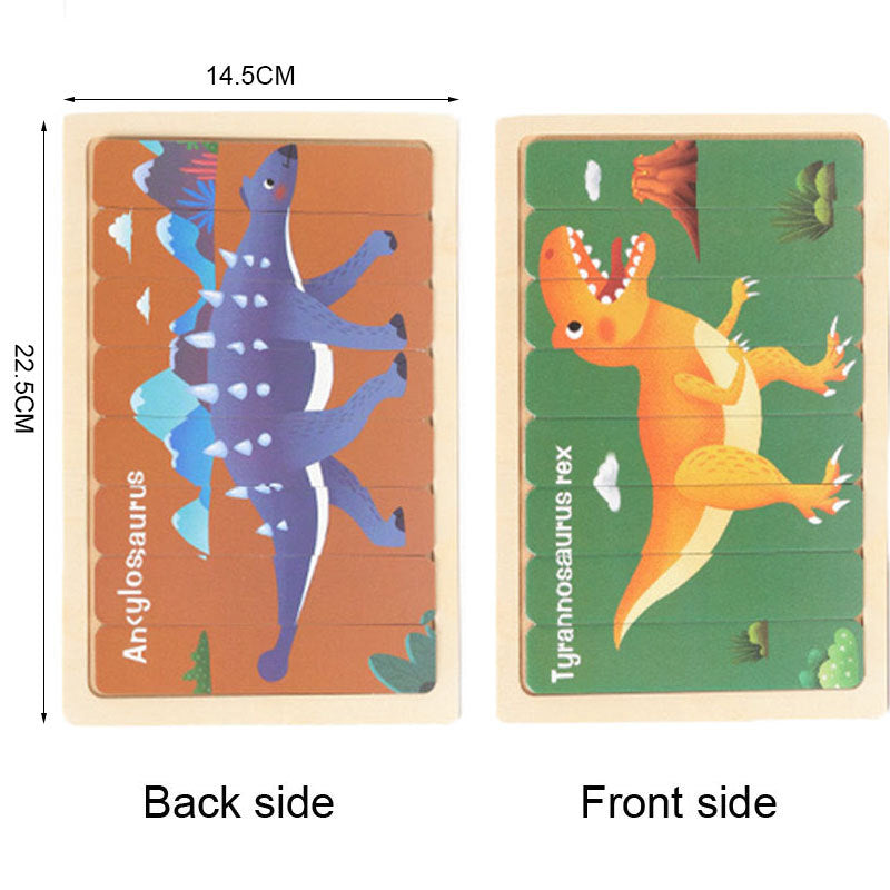 Cartoon Creative Building Block Puzzle Board