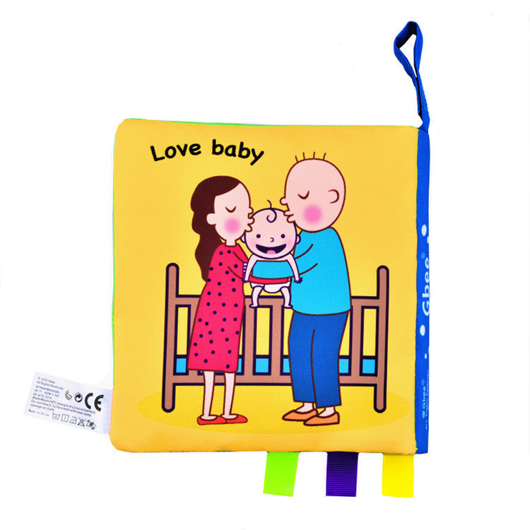 Early Education Cloth Book Label Toy Baby Can Not Tear