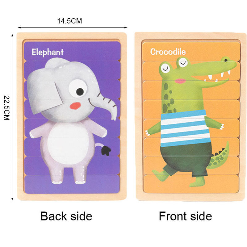 Cartoon Creative Building Block Puzzle Board