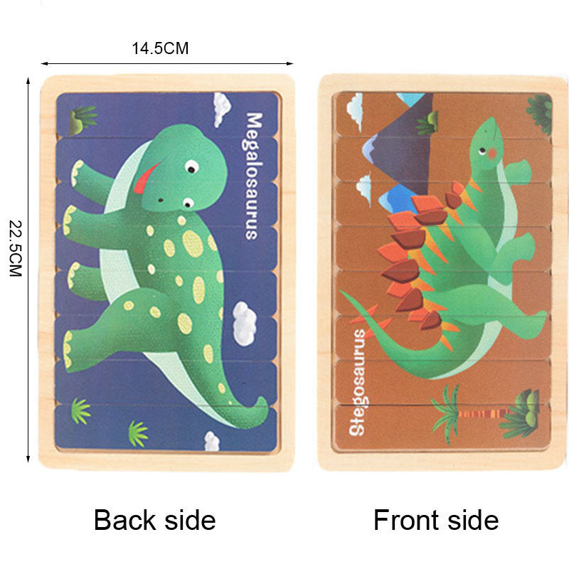 Cartoon Creative Building Block Puzzle Board