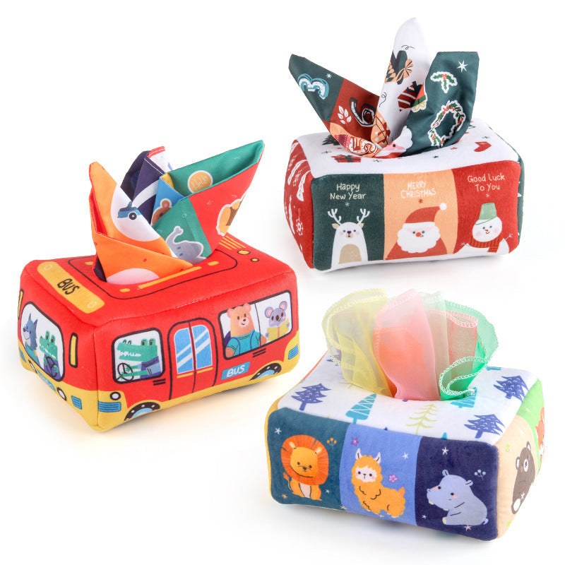 Baby Early Childhood Education For Baby Tear-proof Tissue Box