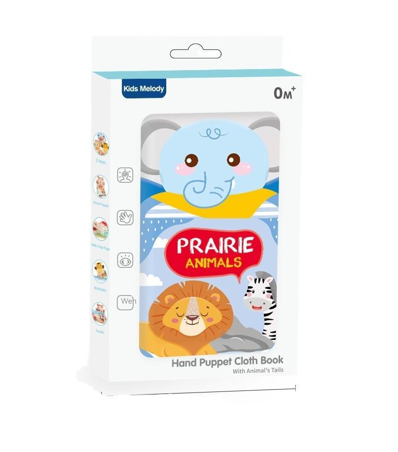 Puppet Cloth Baby Soothing Book Cartoon Animal