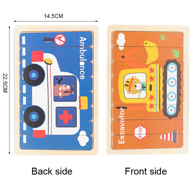 Cartoon Creative Building Block Puzzle Board