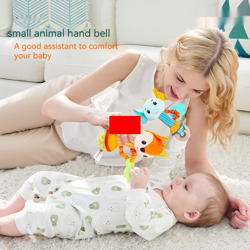 Plush Doll Baby Toy Comfort Handbell