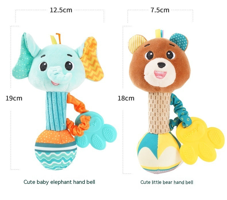 Plush Doll Baby Toy Comfort Handbell