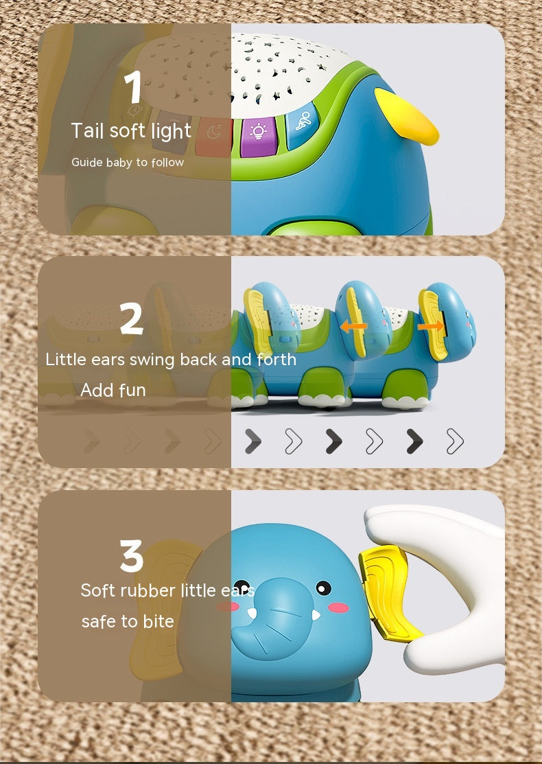Baby Learning Crawling Electric Toy -Elephant