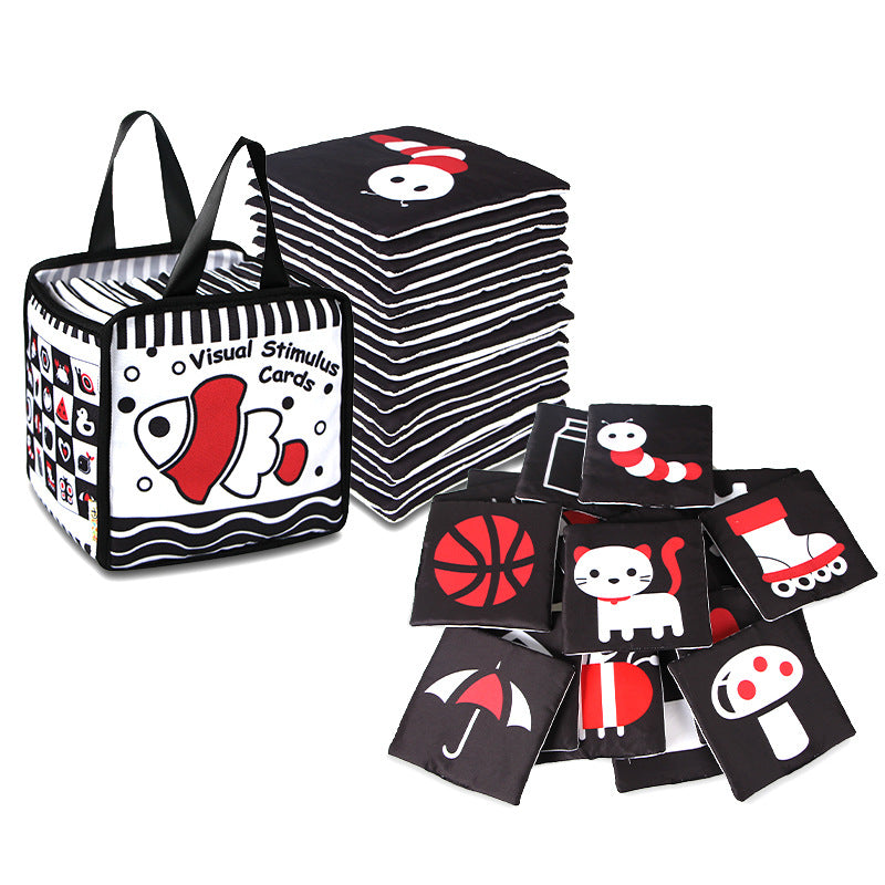 Tear Not Rotten Baby Early Education Visual Stimulation Card