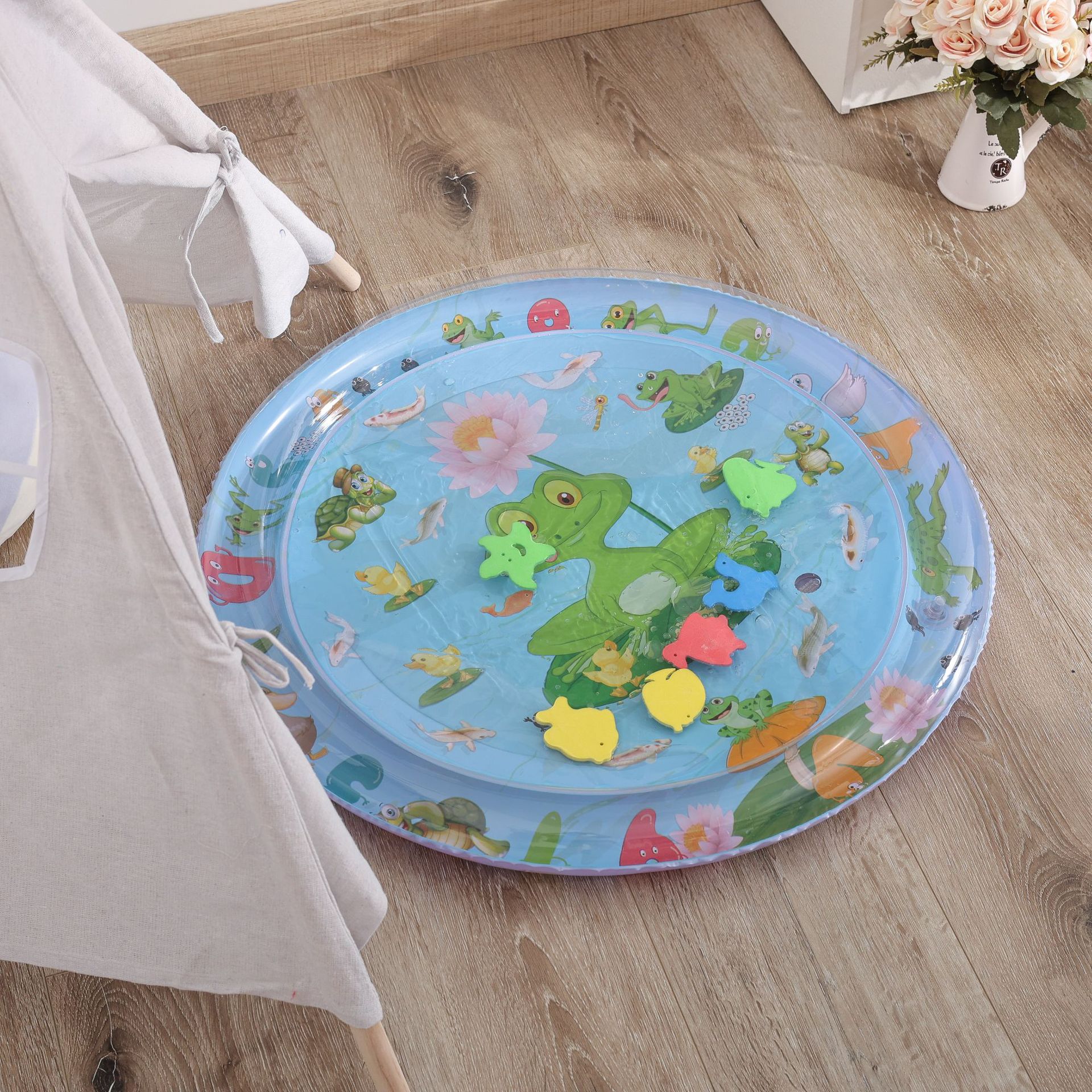 Baby Water Sensory Play Mat - Frog 60cm