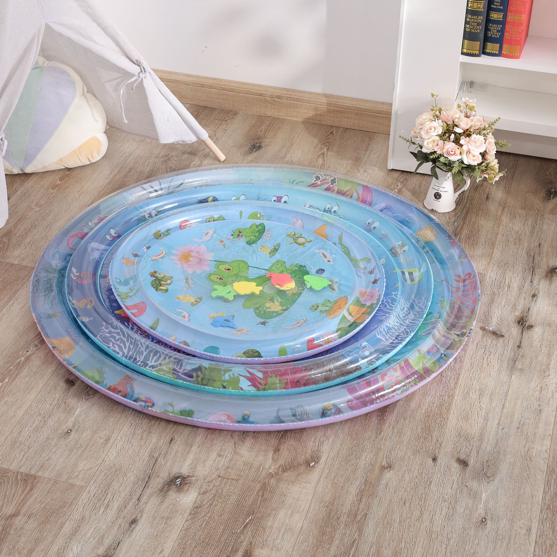 Baby Water Sensory Play Mat - Frog 60cm
