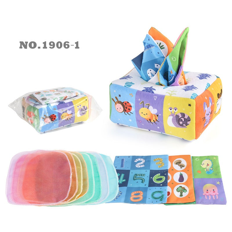 Baby Early Childhood Education For Baby Tear-proof Tissue Box