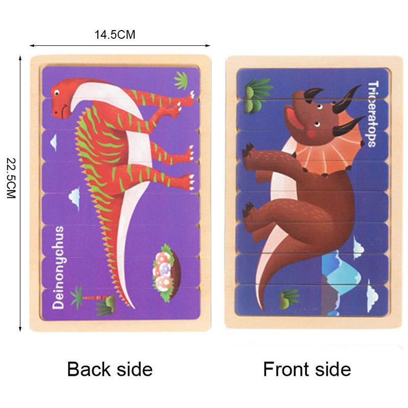 Cartoon Creative Building Block Puzzle Board